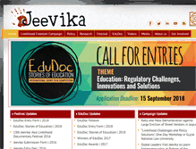 Tablet Screenshot of jeevika.org